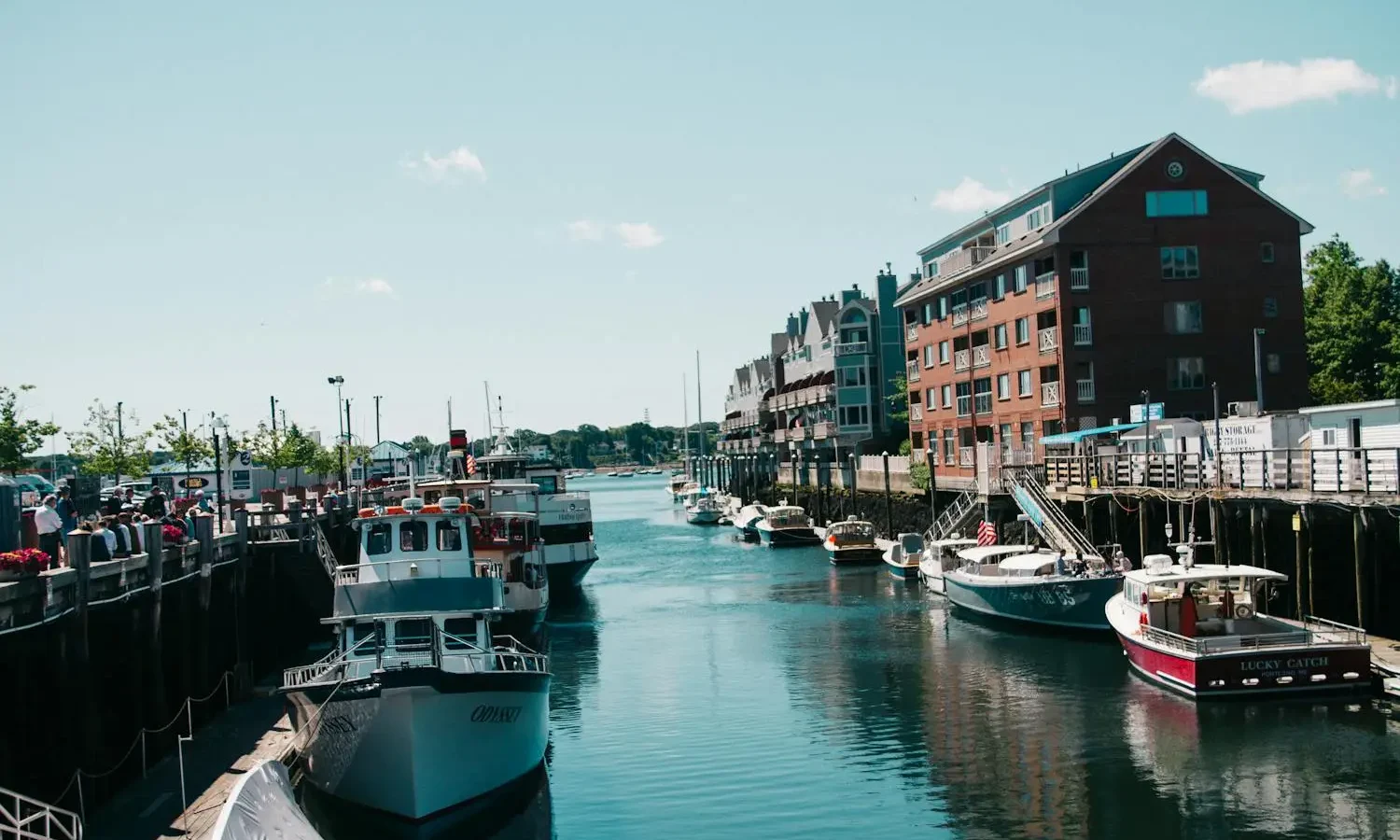 Định cư bang Maine: Portland và ven biển