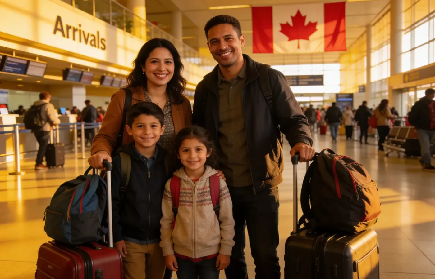 Đưa gia đình sang Canada theo diện tay nghề: vợ/chồng và con